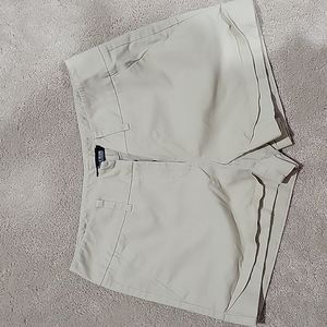 7th Ave New York and Co khaki shorts size 4